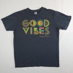 US Blanks Good Vibes Jason Mraz Graphic Short Sleeve T-Shirt Men’s Small Gray