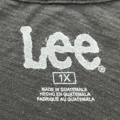 Lee Jeans Retro Hippie Flowers Graphic Spell Out T-Shirt Unixex Size 1X Cotton