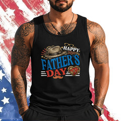 Happy Father’s Day for Mens Dad Papa Grandpa Tank Top