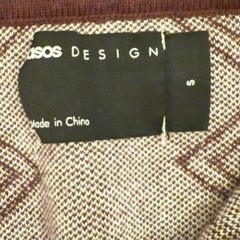 ASOS Mens 70s Retro Short Sleeve Collared Shirt Size S Geometric Abstract