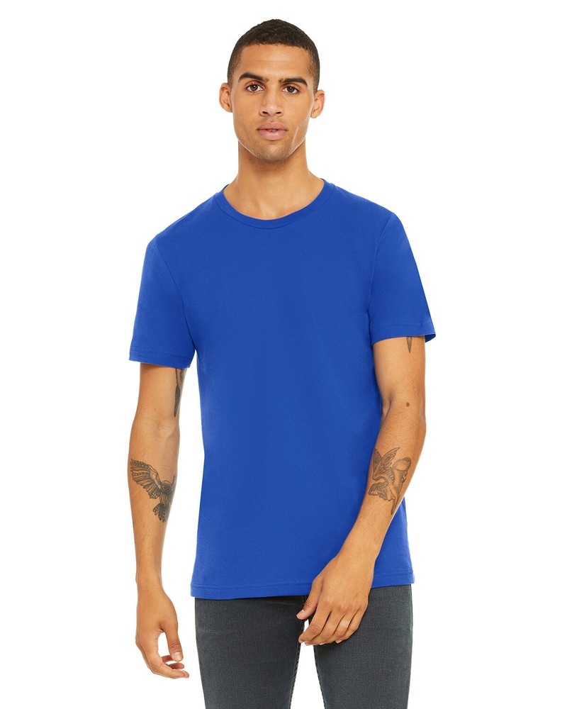 Bella + Canvas 3001C XL True Royal Cotton Jersey Tee Unisex Blue Tshirt