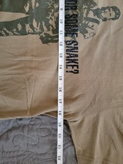 Uniqlo Metal Gear 25th Anniversary Metal Gear Solid 3 Hungry Snake T-shirt Sz M