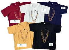 Thai Traditional Vintage Shirt Cotton Shirt