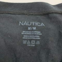 Nautica 2-Pack Men’s 95% Cotton 5% Spandex Crew-Neck T-Shirt Black