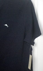NWT Tommy Bahama S/S Crew Neck Cotton Blend Navy Or Blue Grid T-Shirt Sz M