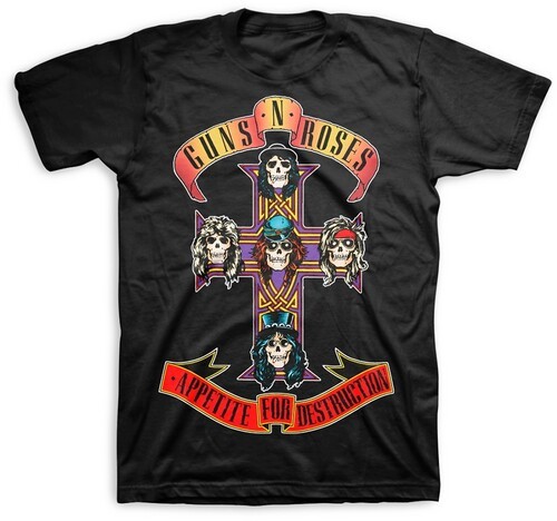 Guns N Roses – Guns N’ Roses – Appetite For Destruction Jumbo Logo T-Shirt – 2XL