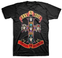 Guns N Roses – Guns N’ Roses – Appetite For Destruction Jumbo Logo T-Shirt – 2XL