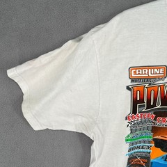 Vintage Sydney Powercruise Shirt Mens Small White 2010 Crew Car Racing Drift