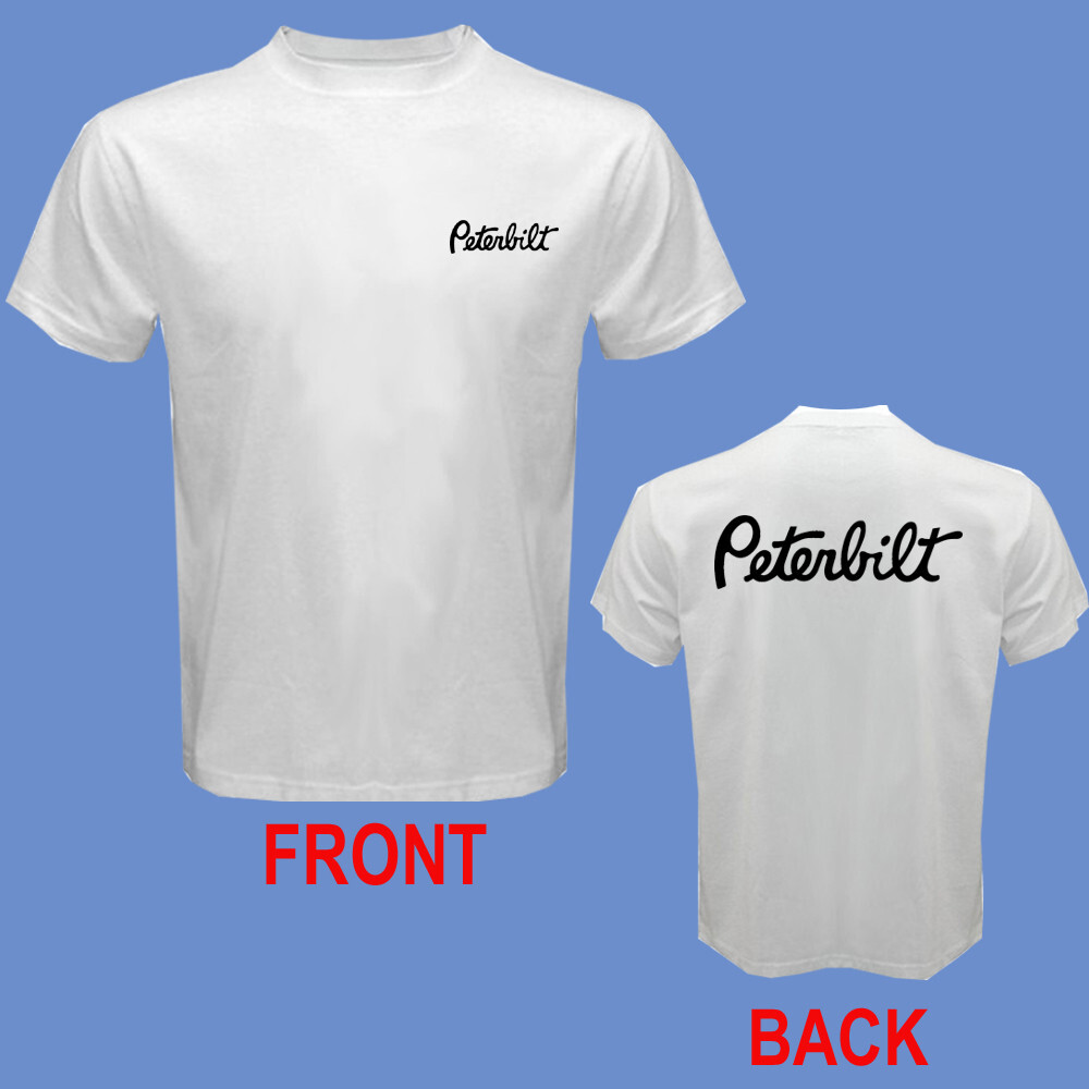 Peterbilt Simple Men’s White Size S-5XL