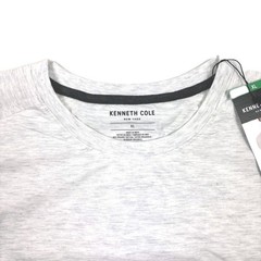 Kenneth Cole New York Organic Cotton SS Tee Slim Fit Light Gray Men’s XL Tshirt