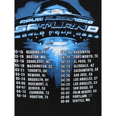 Rauw Alejandro Saturno World Tour 2023 Long Sleeve Shirt Black Mens Large SUNA