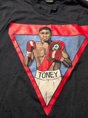 vintage 1991 James Toney “World Champ” tee red, white, &blue graphic Size L