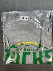 Gray Oregon Ducks Shirt Med No tag University College Football Sports Quack Y2k