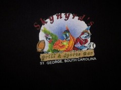 ST GEORGE South Carolina SKYNYRD’S GRILL n SPORTSBAR black M t shirt