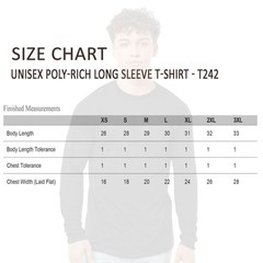 Gildan Men’s Poly-Rich Long Sleeve T-Shirt Crewneck Tee Shirts