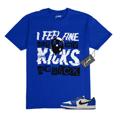 1 Low Game Royal Blue White Black 2024 T Shirt to Match SICK