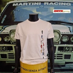 WHITE SPARCO SHORT SLEEVE T-SHIRT MODEL LANCIA DELTA HF COLLECTION T-SHIRT T-SHIRT