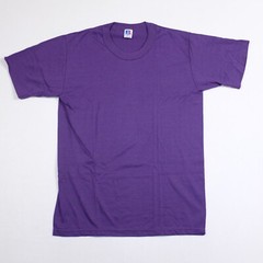 Vintage Russell Athletic Adult M Purple Basic T-Shirt – Lot of 6