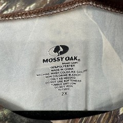 Mossy Oak Mens 2X Break-Up Country Camo Long Sleeve Performance Shirt Gorpcore