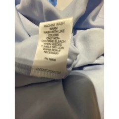 Murano Liquid Luxury Mens Light Blue 100% Cotton Short Sleeve T-Shirt Large