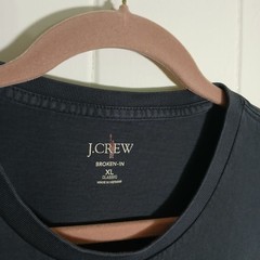 J.Crew Oarsman Mens Broken-In Classic Fit Cotton T-Shirt Navy XL BW039