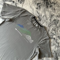 Monterrain Mountain Exploration Coordinates Outdoors Graphic Tshirt Tee S Small