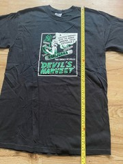 Y2K ANTI-MARIJUANA PROPAGANDA SHIRT DEVIL’S HARVEST SMOKE WEED STONER 420 MEDIUM