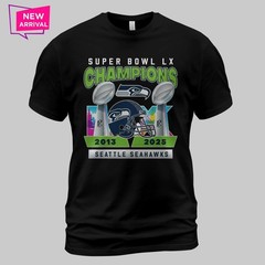 Seahawks Bowl LX Champns 2x Limited TShirt – Size S to 5XL