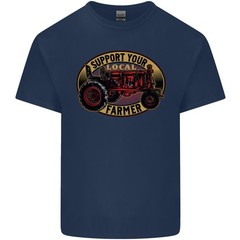 Farming Support Your Local Farmer Mens Light Cotton T-Shirt