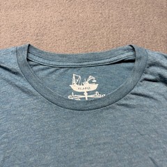 Shirt Logo Size XL Beach Vacation Casual Blue Vintage Designer Hip