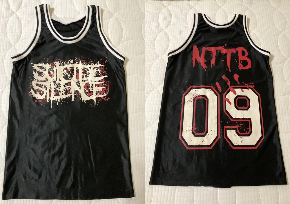 SUICIDE SILENCE No time to beed BASKETBALL Jersey Unisex S-6XL EM1672
