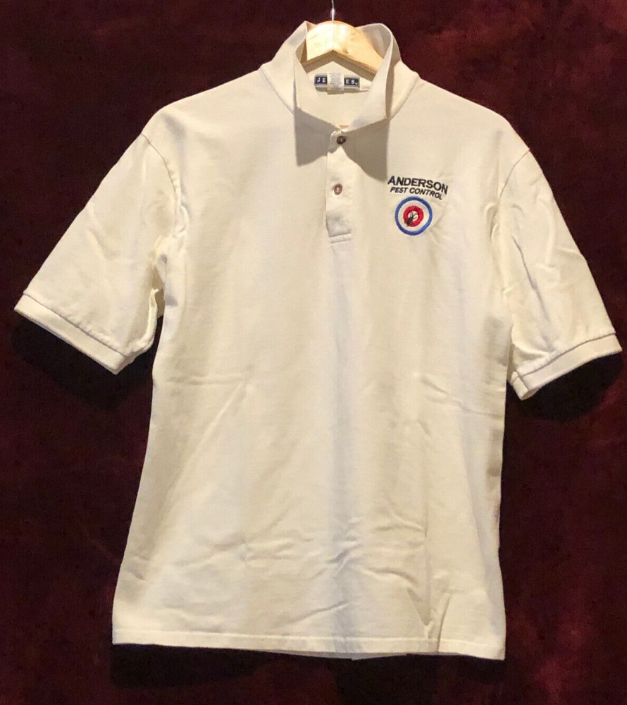 With Polo Shirt by Jerzees – half sleeves with company logo, size US Adult Large