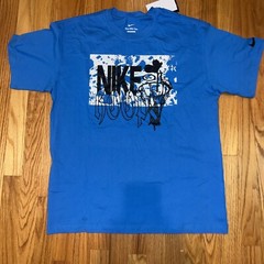 Nike Men’s T-Shirt Logo Swoosh Printed Athletic Active Short Sleeve Shirt