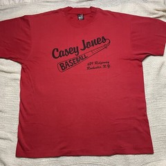 Vintage CASEY JONES BASEBALL T-Shirt XL BEST FOL Rochester New York Bar Tavern