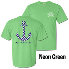 Southern Cross – Hope Anchors the Soul – Short Sleeve Tshirt – Comfort Colors