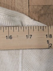 Vintage 50s Military Henley Shirt M Wool Thermal Winter Workwear Uniform USA