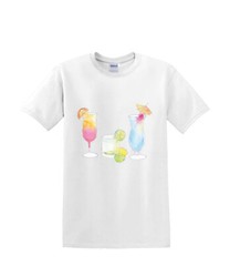 T-shirt small to 3xL – TROPICAL DRINKS sealife alcohol resort beach nautical fun