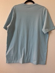 adidas Originals Trefoil Logo T-Shirt Crew Neck Short Sleeve Cotton Knit Blue L