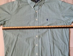L Ralph Lauren Blake Short-Sleeve Button-Down Shirt Embroidered Blue Pony