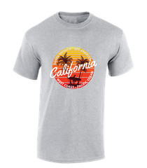 CALIFORNIA WEST COAST MENS T SHIRT COOL SUMMER BEACH HOLIDAY CLOTHING TOP