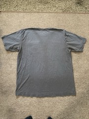 Sun Faded Distressed Carhartt K87-DKB Pocket T-shirt Workwear Size XL