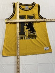 Harry Potter Hufflepuff Keeper Mesh Jersey Tank Top Adult Small Yellow BoxLunch