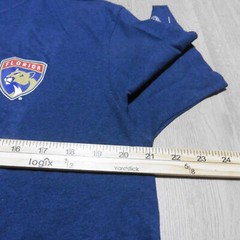 Johnnie-O Men’s M Florida Panthers NHL Crew T-Shirt Heather Twilight SS Flawed