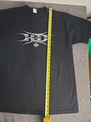 Vintage Y2k Harley Davidson T Shirt XL Fairbanks Ak Husky Tribal Biker Malamute