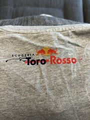 Red Bull Scuderia Toro Rosso 2012 Grey Ricciardo T-Shirt XL F1 Formula One NEW