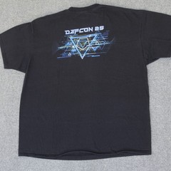 Defcon DEF CON 25 T Shirt XL VTG 2017 Las Vegas Computer Hacker Conference Tech