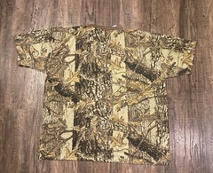 Vintage Ace Sportswear Shirt Size 3XL Sniper Camo Short Sleeve Hunting USA 90s