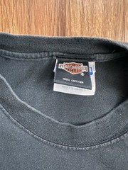 Vintage Black Harley Davidson Eagle Ann Arbor Shirt Men’s Small