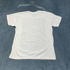 Freddie Mercury British Singer T Shirt Mens Large White Graphic Cotton Crew Neck