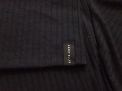 NWT Men’s Size Medium Perry Ellis Dark Sapphire Ribbed T-Shirt -78279 0